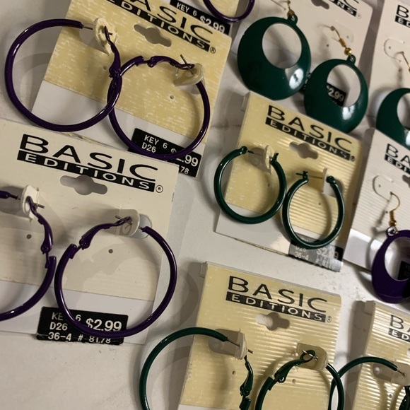 9pc Hoop Earrings Variety Set - Picture 2 of 5